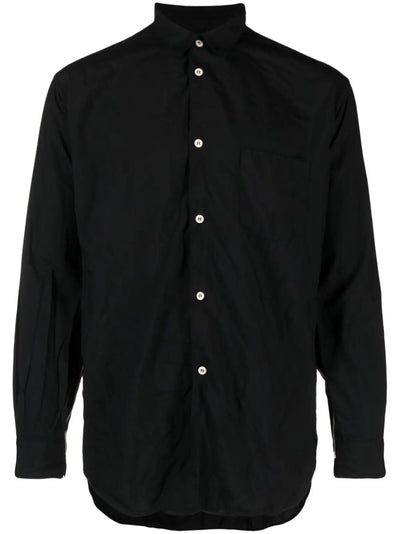 Zip-Embellished Long-Sleeve Shirt