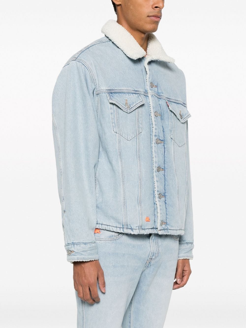 X Levi's Sherpa Trucker Denim Jacket