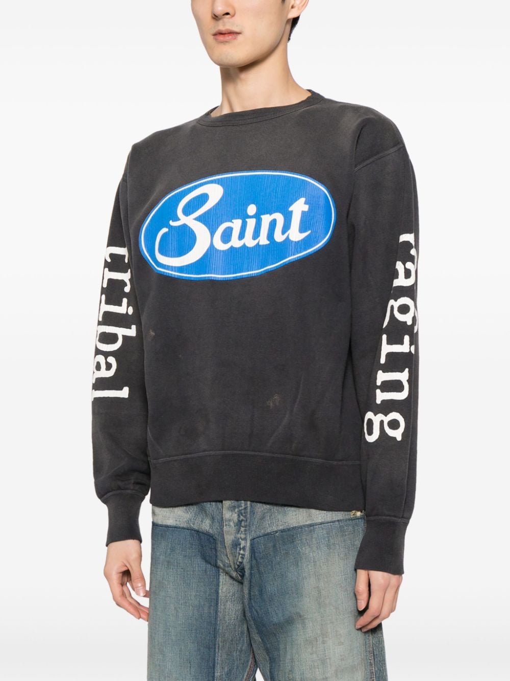 Logo-Print Cotton Sweatshirt