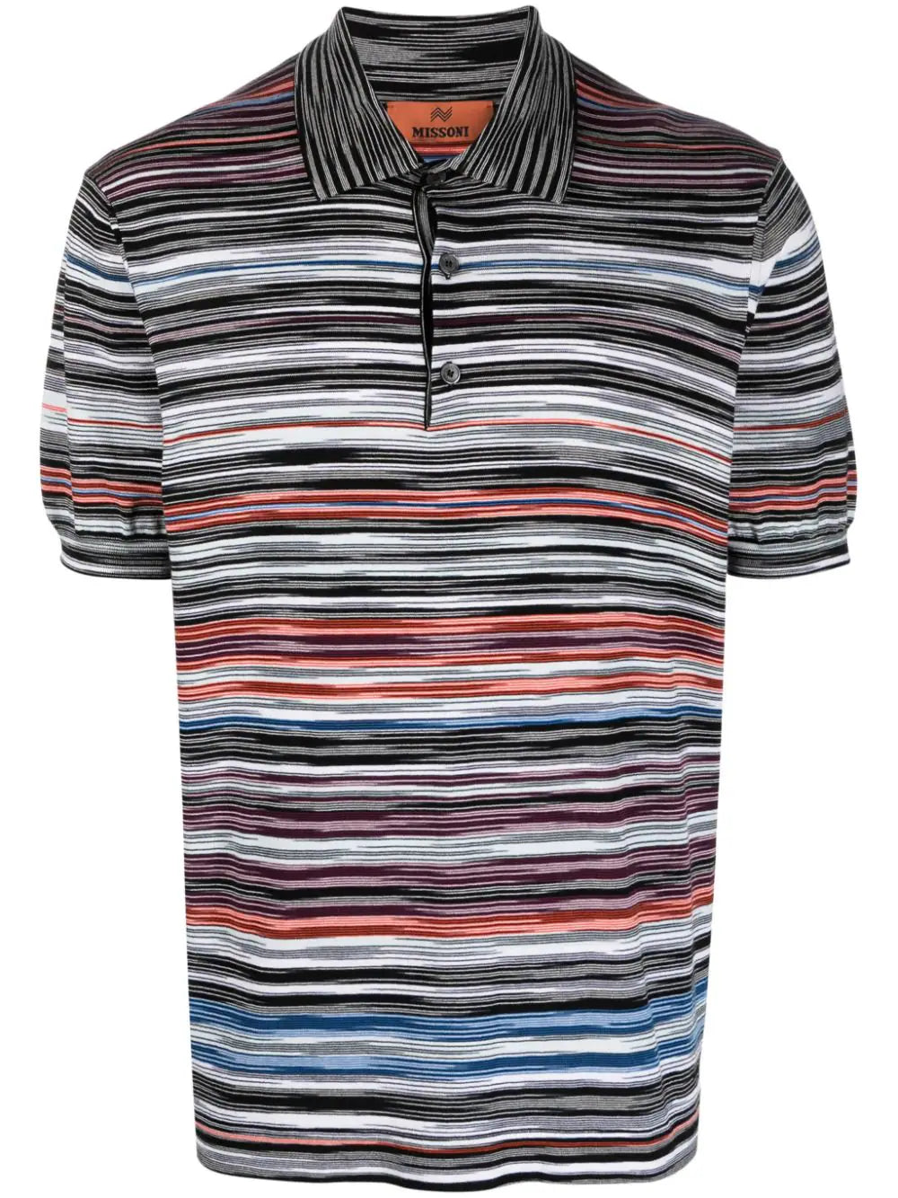 Striped Cotton Polo Shirt