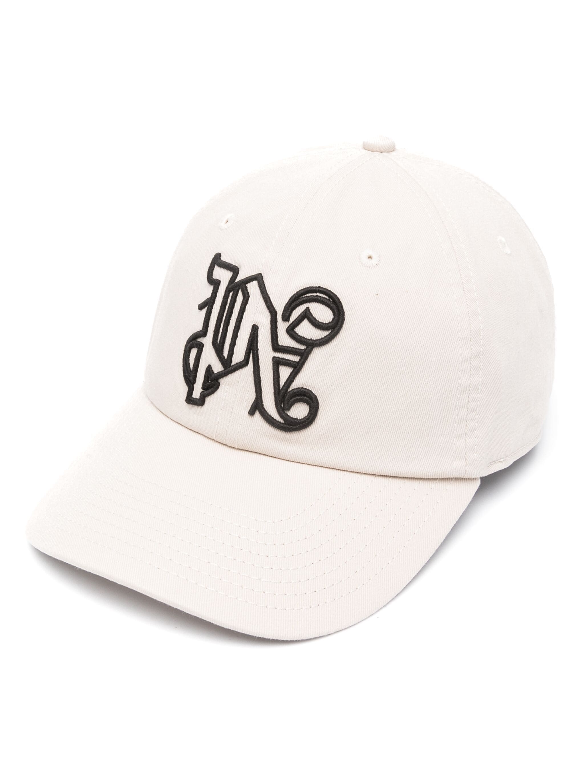 Monogram-Embroidered Cotton Cap