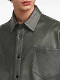 Ami De Coeur-Embroidery Lambskin Shirt