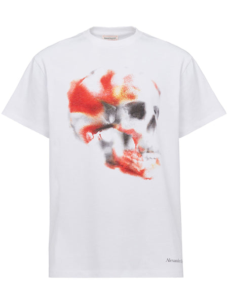 Obscured Skull Cotton T-Shirt