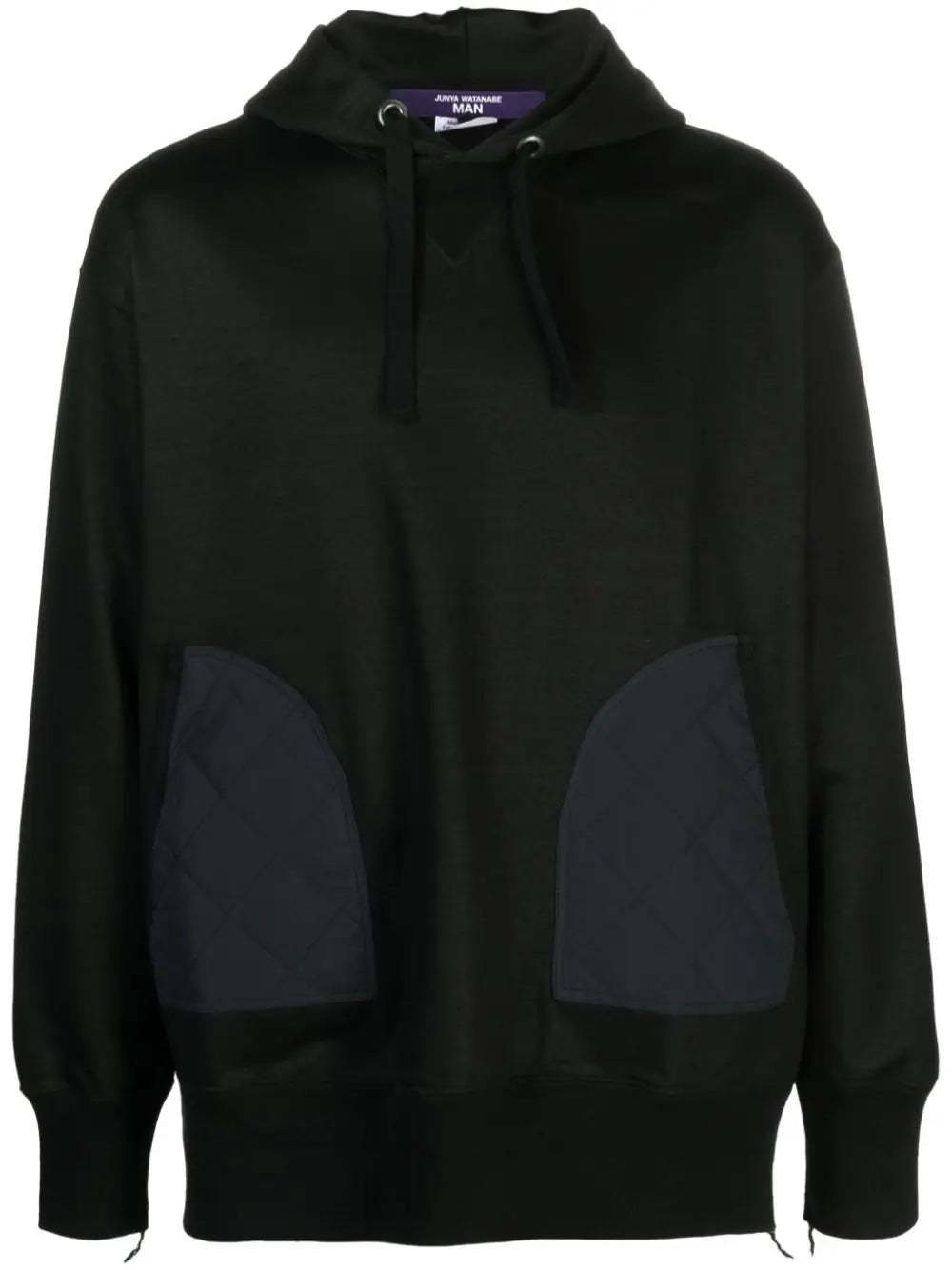 Ripstop-Panel Cotton Hoodie