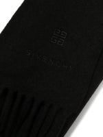 Signature 4G-Embroidered Cashmere Scarf