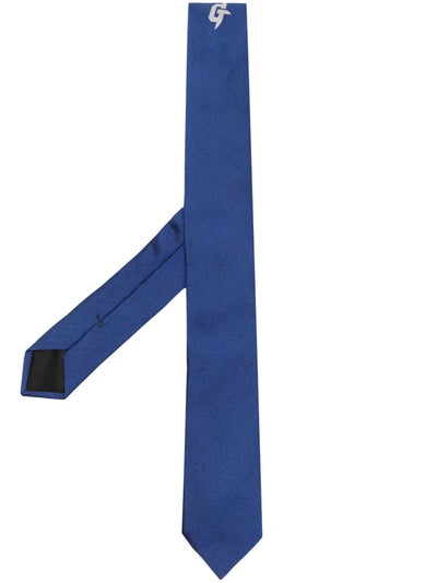 Logo-Embroidered Silk Tie