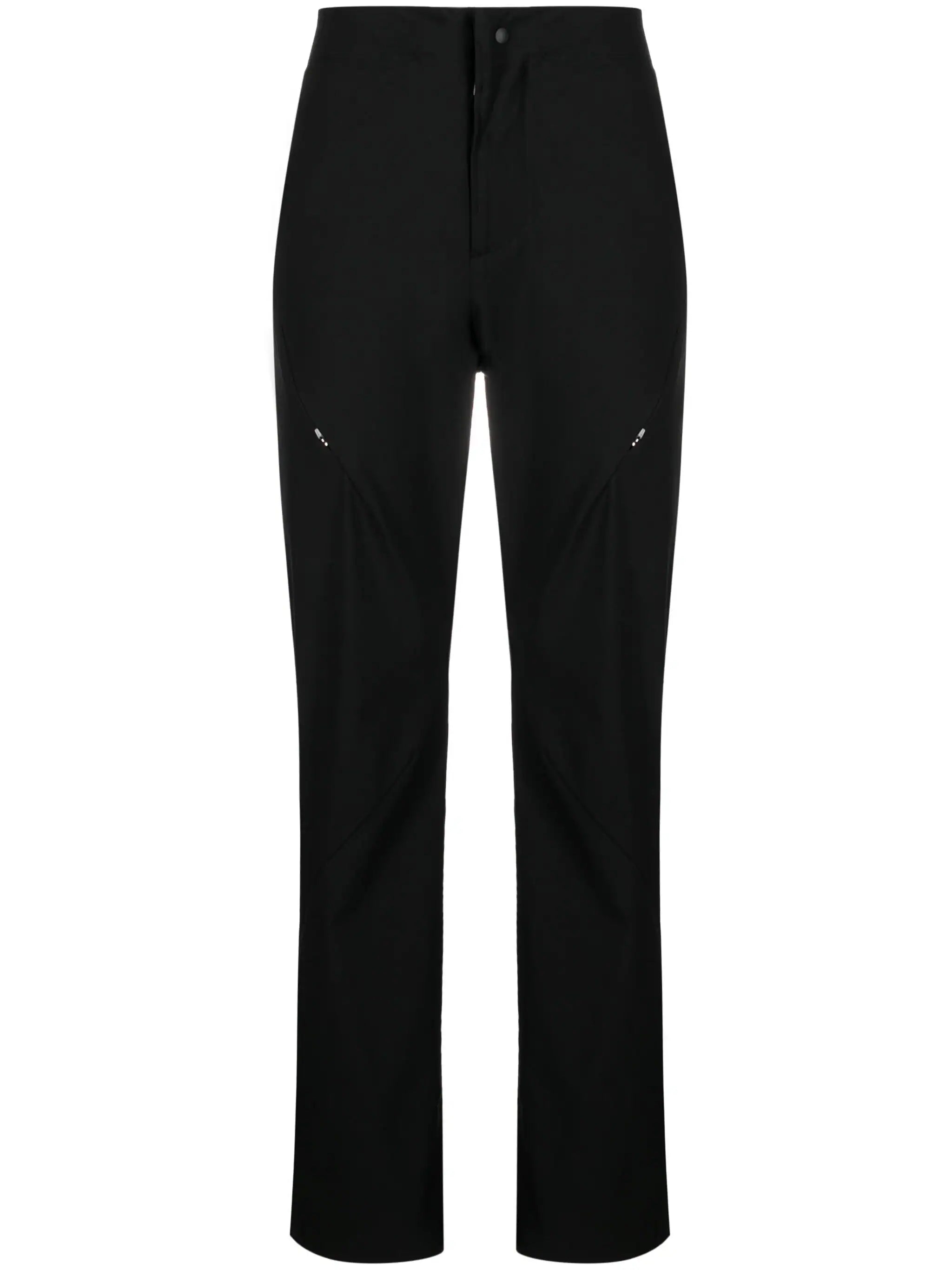 High-Waist Tapered-Leg Trousers