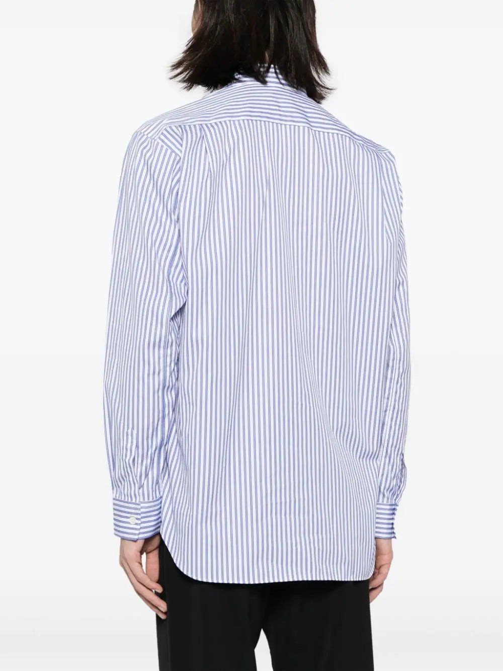 Stripped Patchwork Cotton Shirt