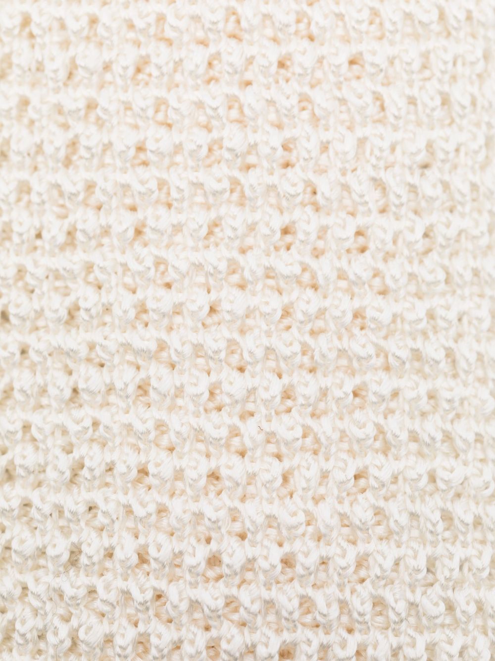 knitted silk tie