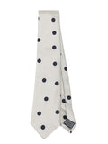 Polka-Dot Silk Tie