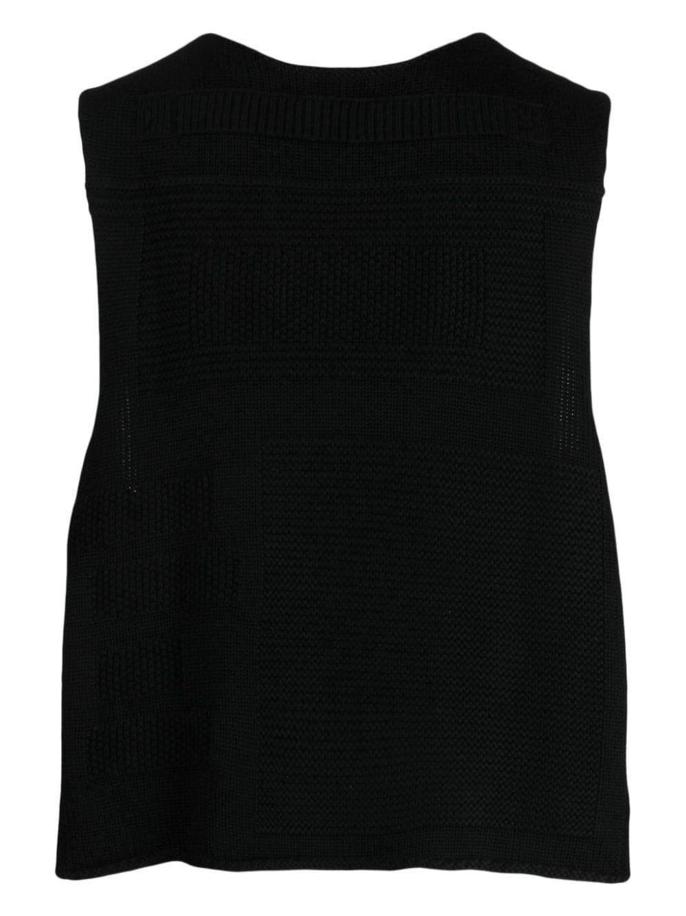 Scoop-Neck Merino Wool Vest