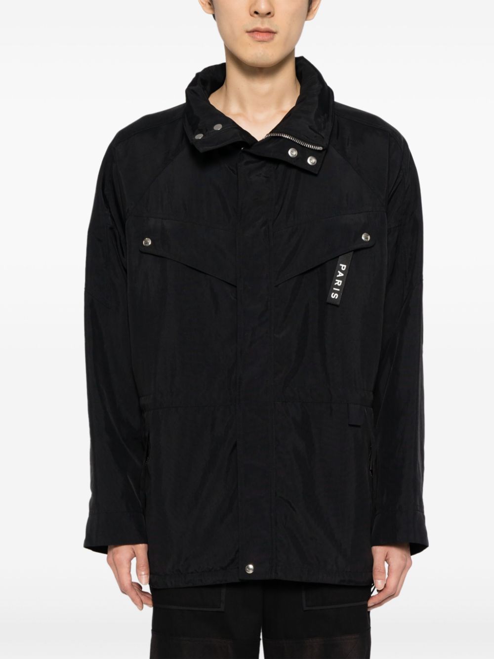 Logo-Embroidered Zip-Up Jacket