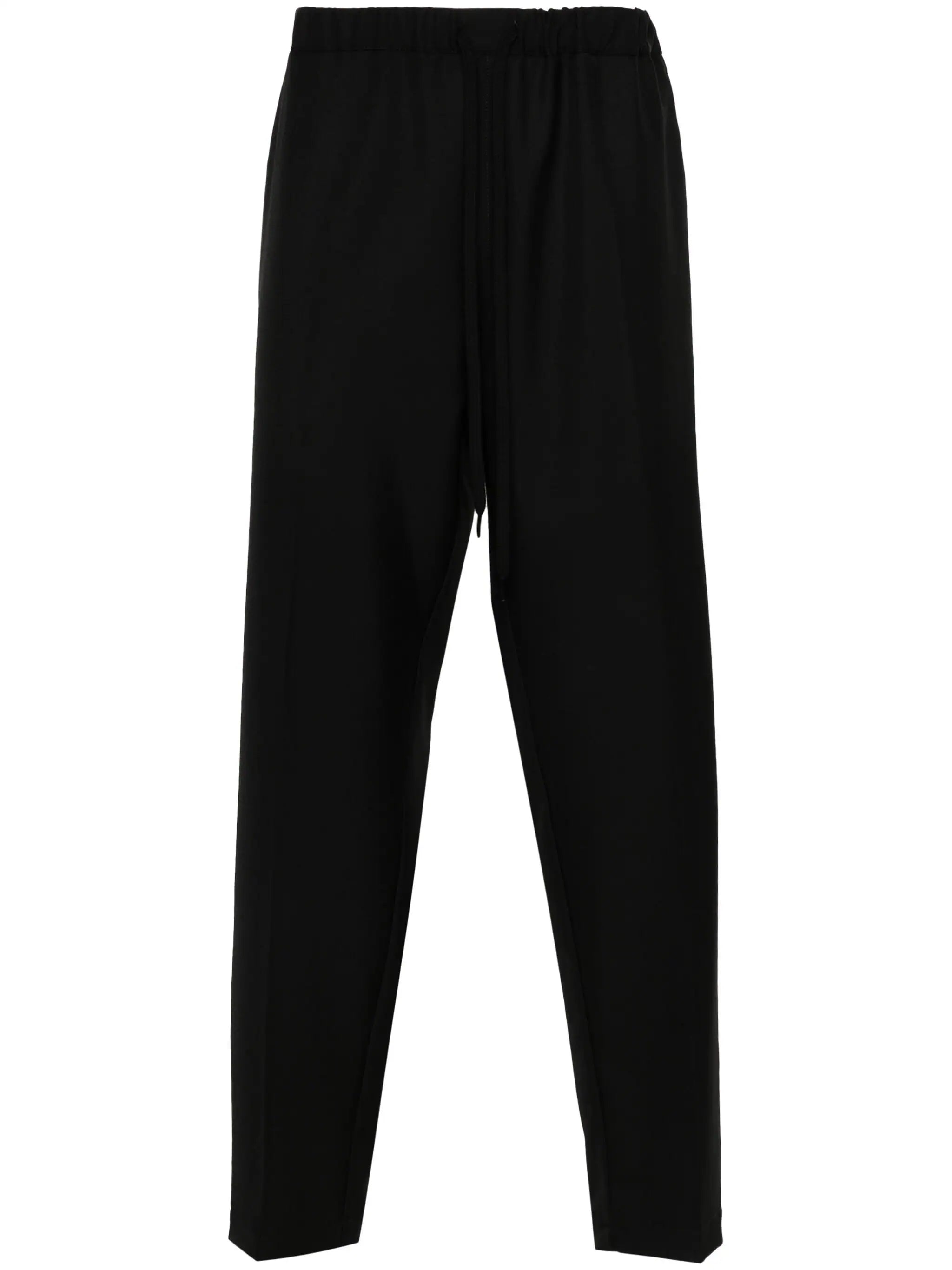 Tapered-Leg Drawstring Trousers