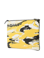 Abstract-Print Clutch Bag