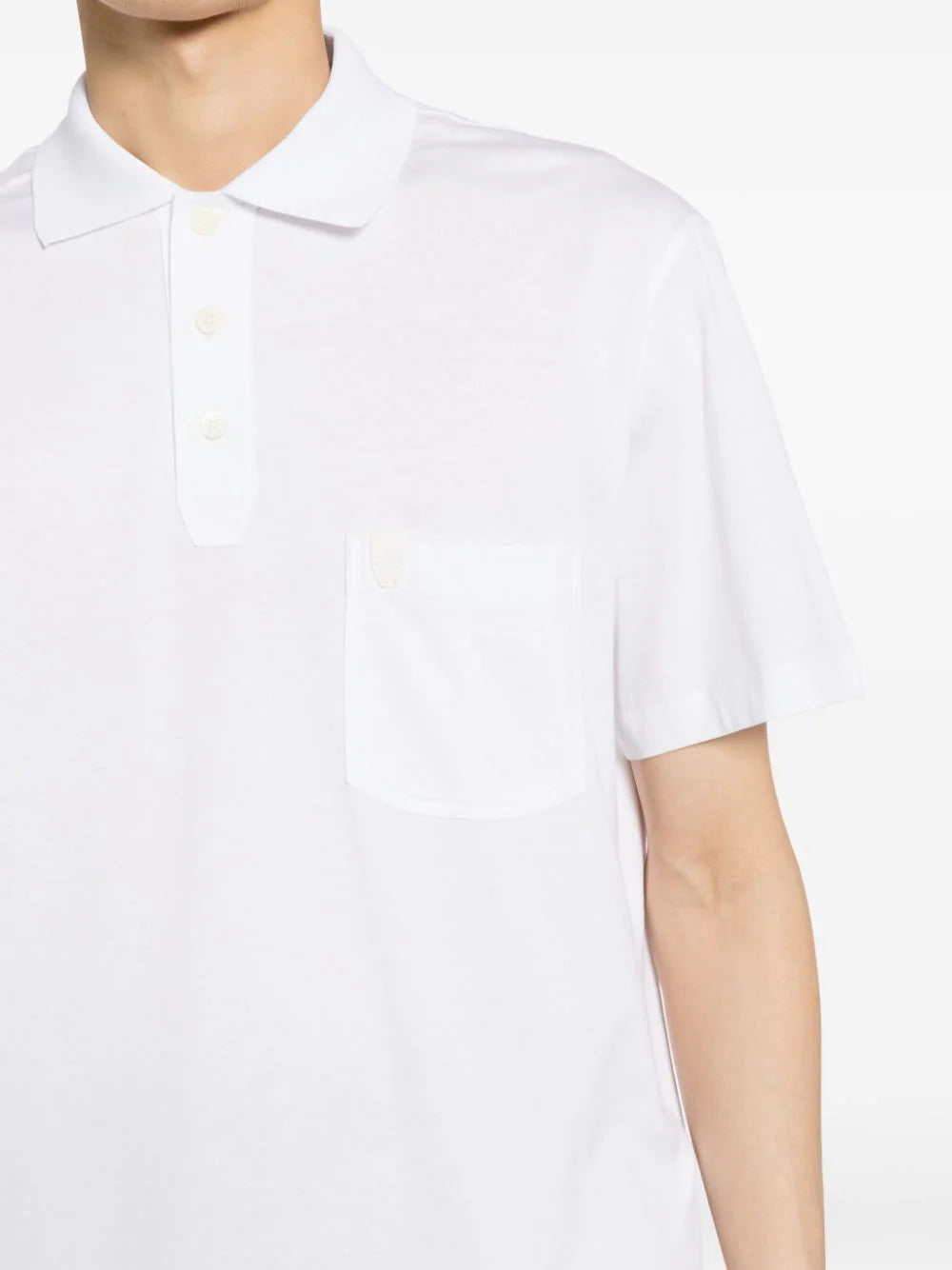 Logo-Tag Cotton Polo Shirt