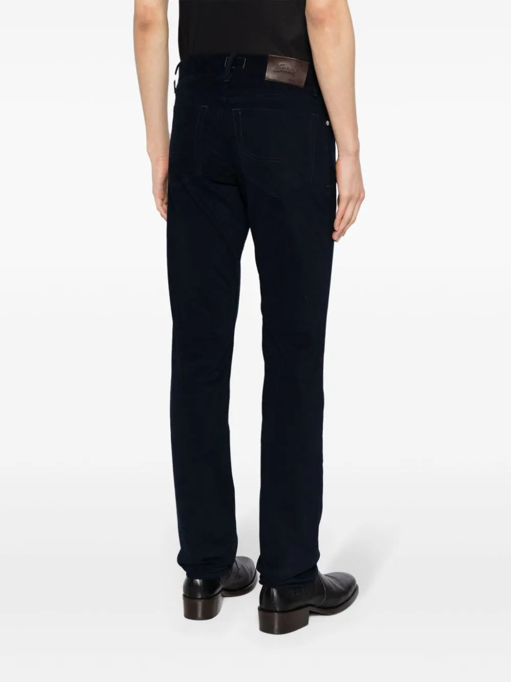 Logo-Appliqué Straight-Leg Trousers