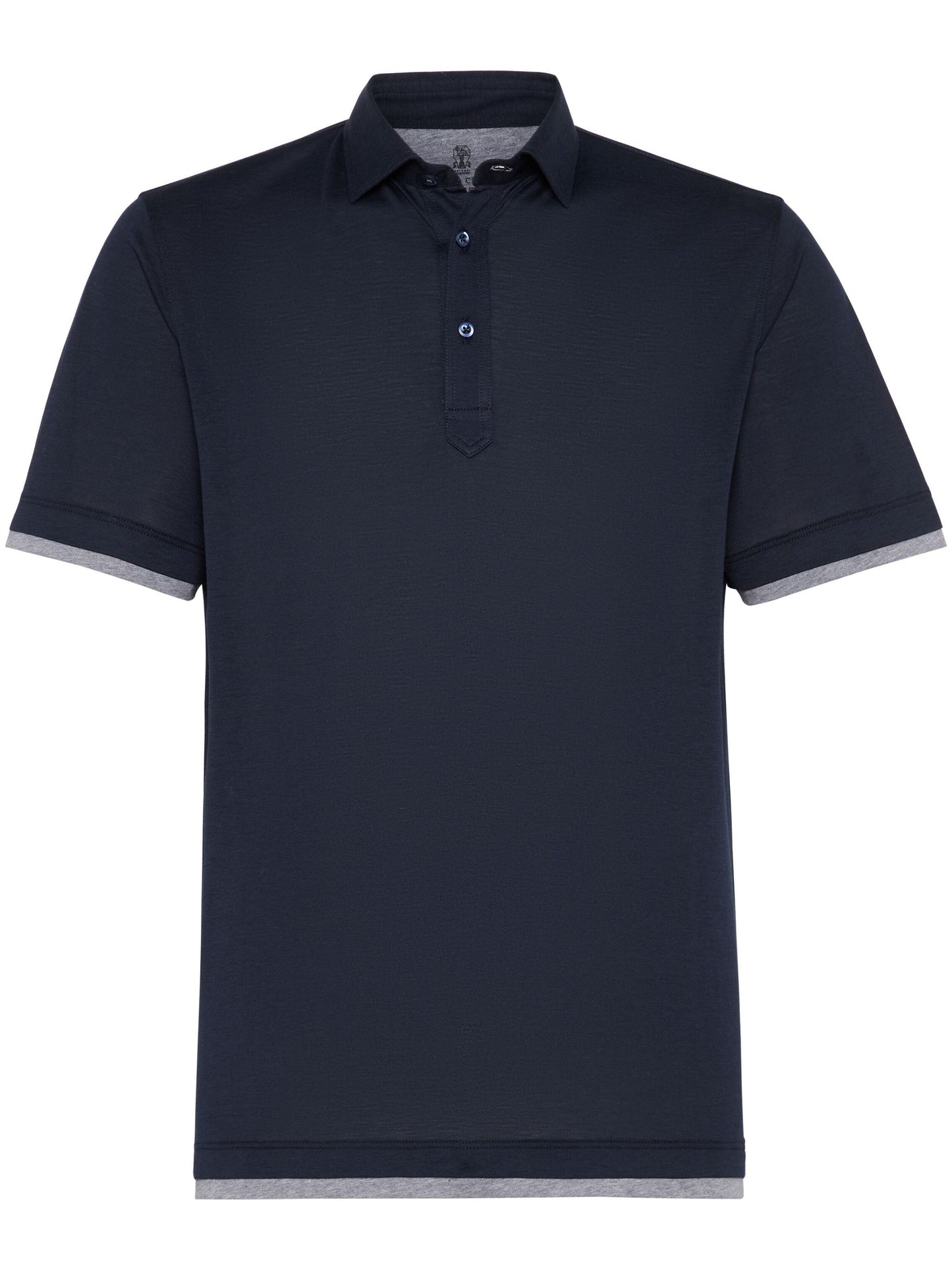 Layered-Effect Polo Shirt