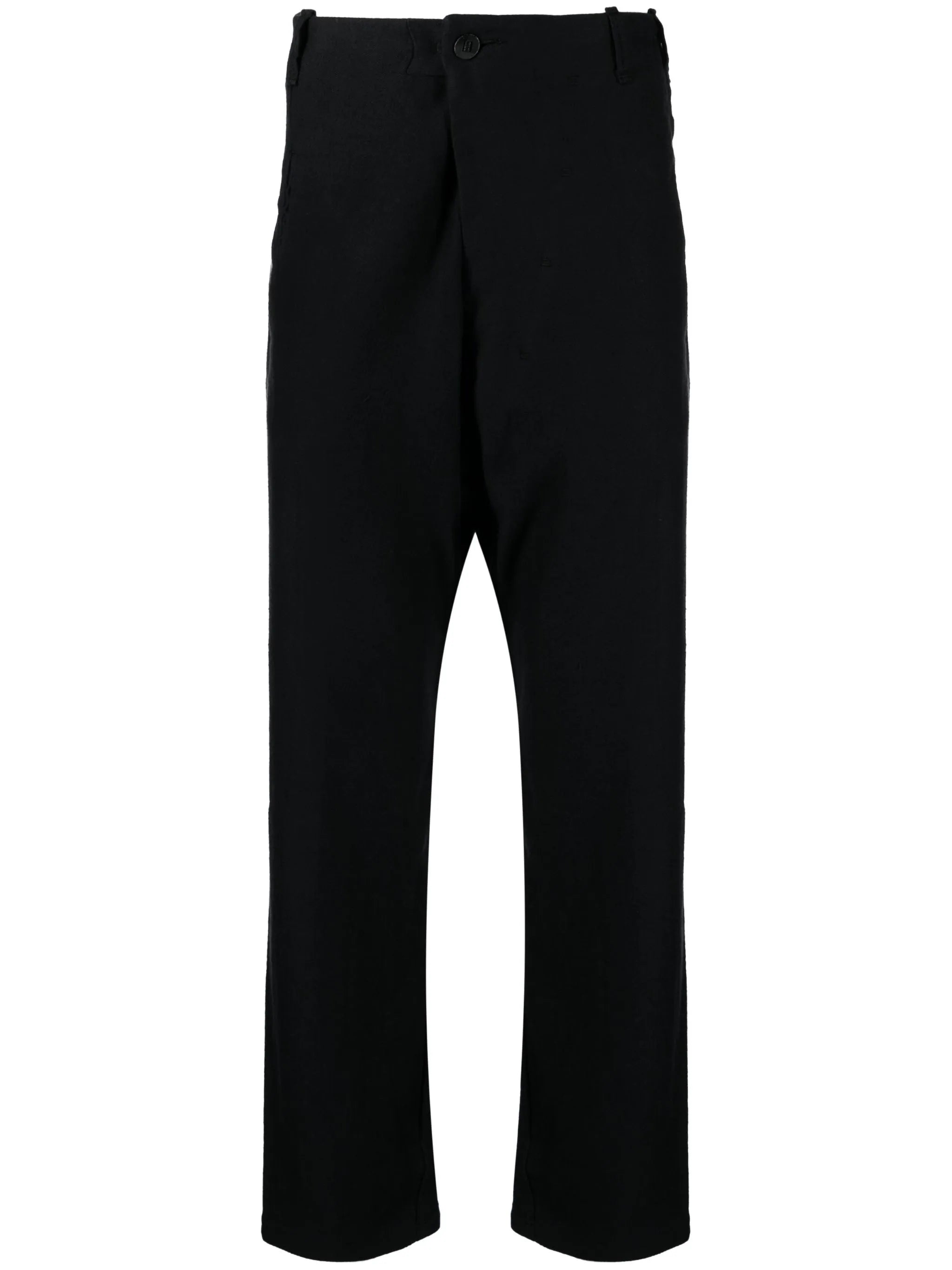 Drop-Crotch Asymmetric Trousers