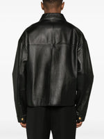 Zipped-Up Leather Jacket