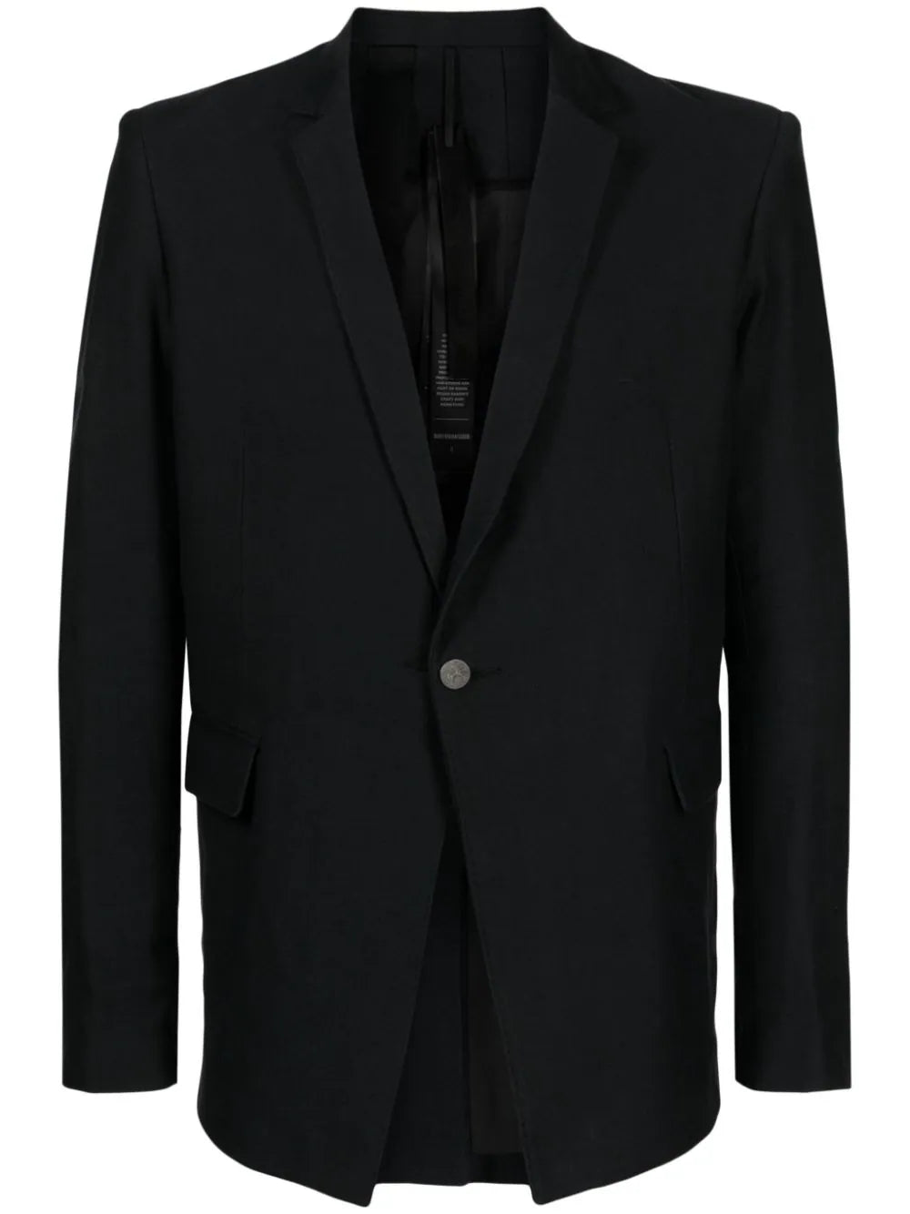 Shawl-Lapels Single-Breasted Blazer