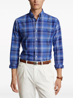 Oxford Plaid Cotton Shirt