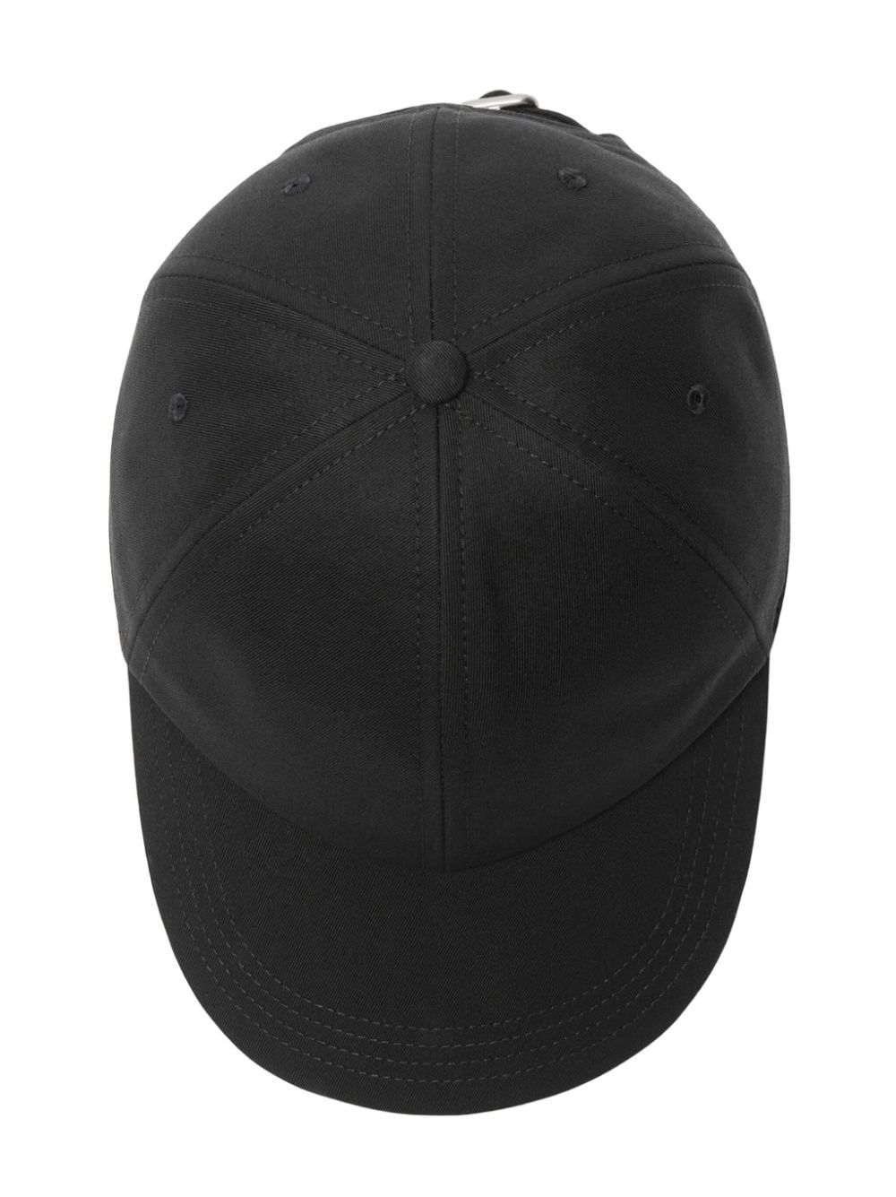 Check-Lined Baseball Cap