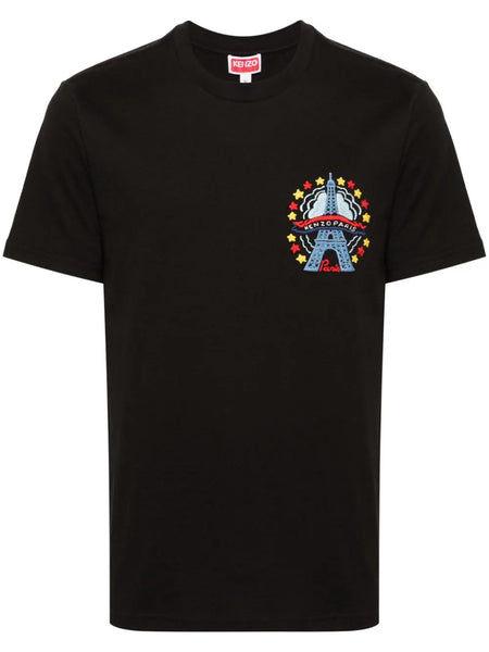 Embroidered Cotton T-Shirt