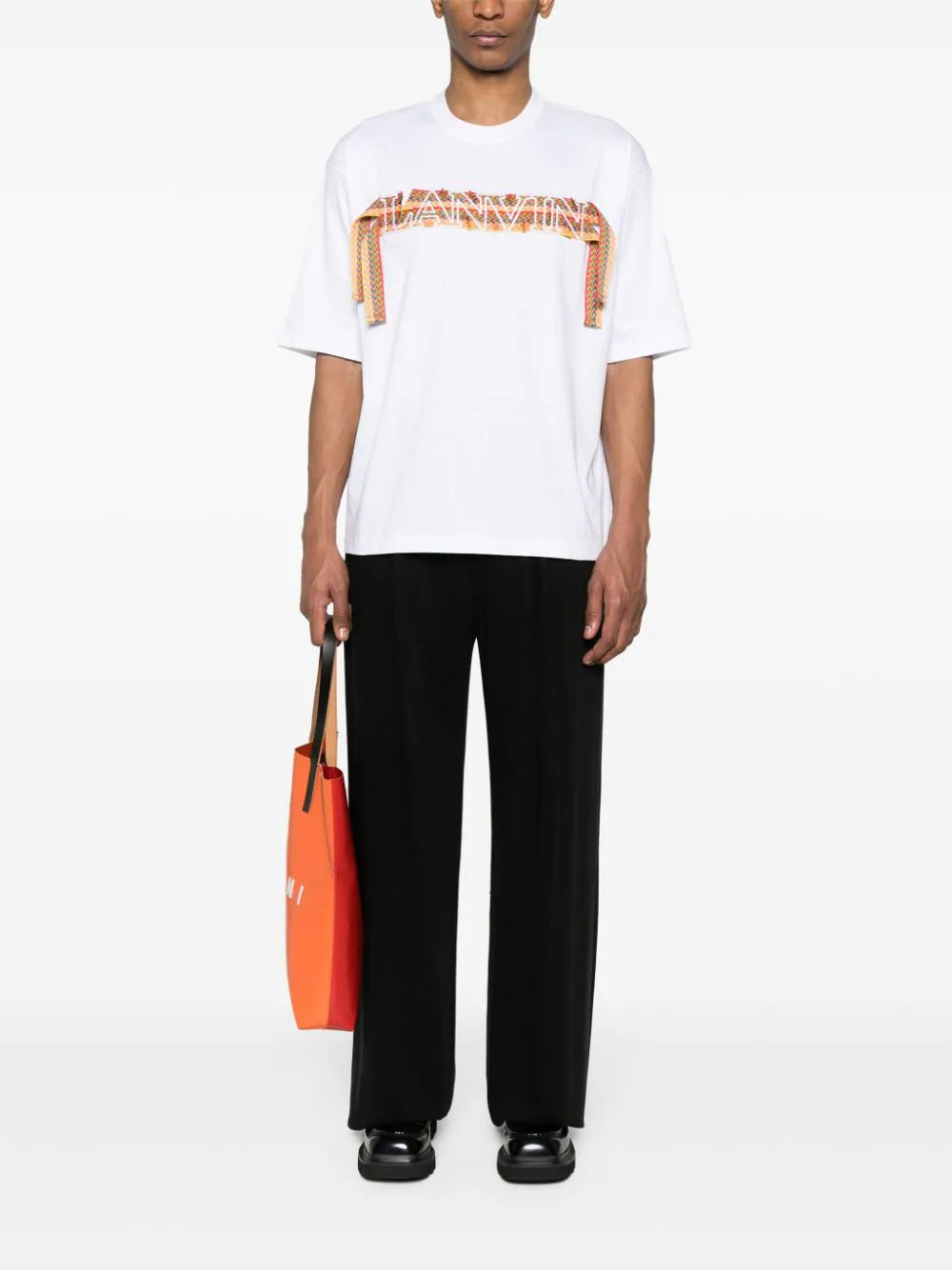 Curb Embroidered Cotton T-Shirt