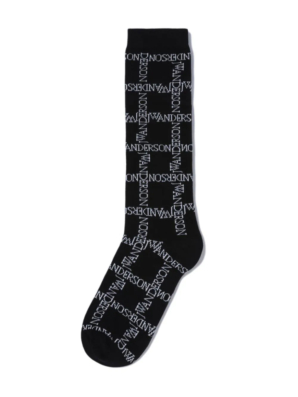 Intarsia-Knit Logo Socks