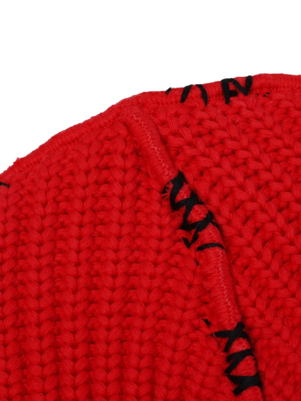 Logo-Patch Chunky-Knit Beanie