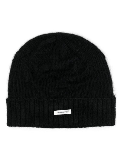 Logo-Appliqué Turn Up-Brim Beanie