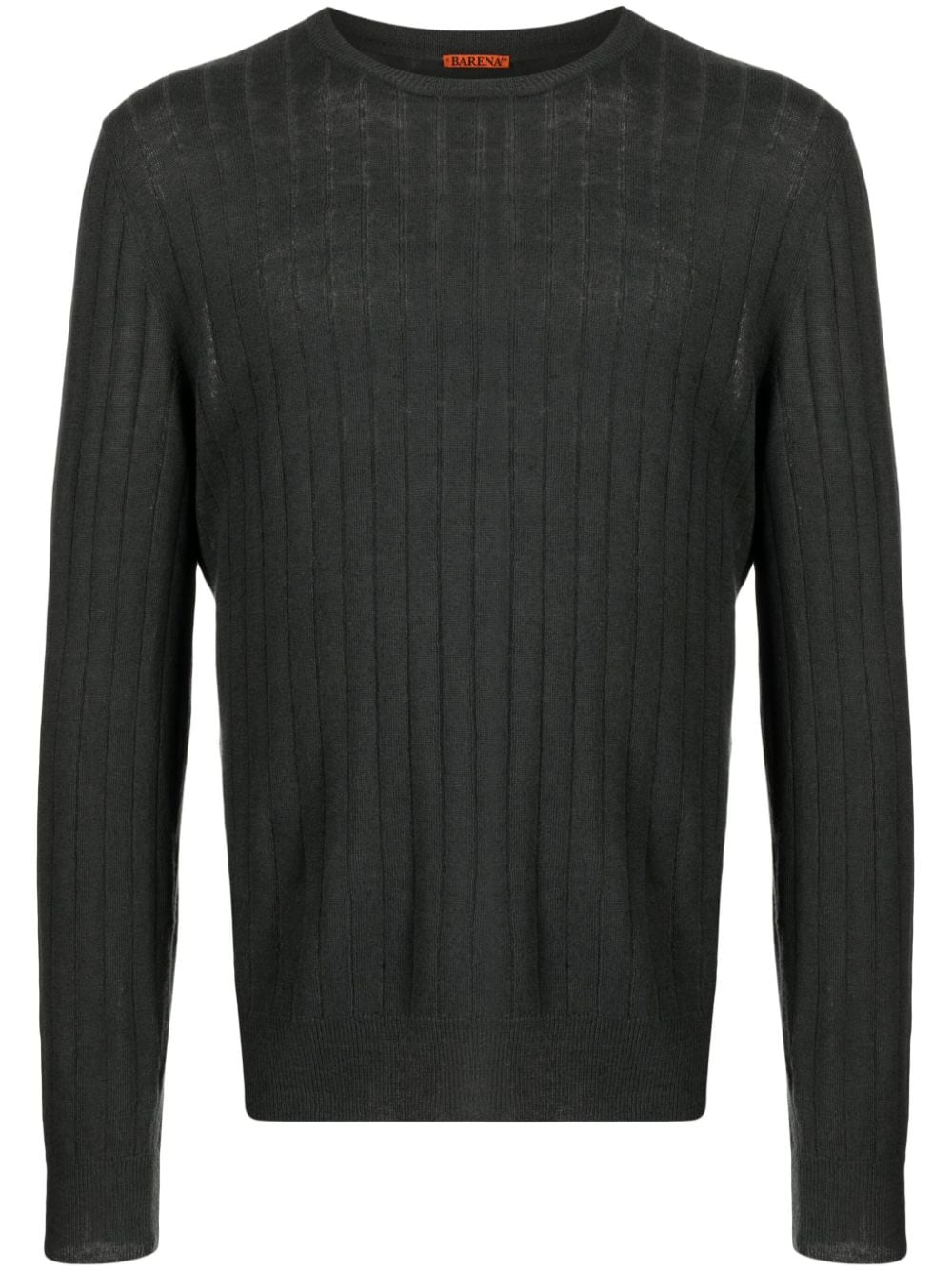 Ribbed-Knit Linen-Cotton Jumper