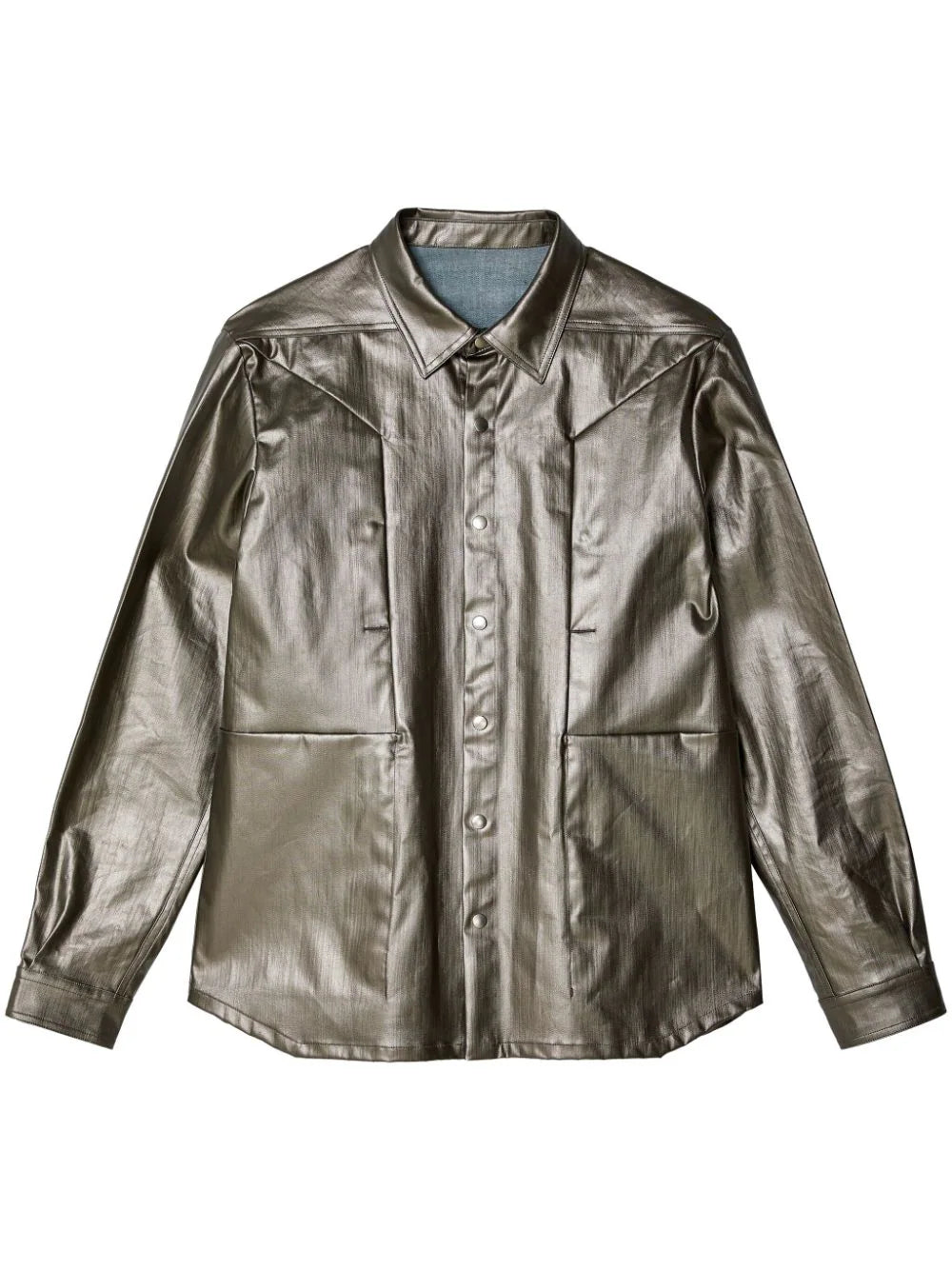 Fogpocket High-Shine Shirt Jacket