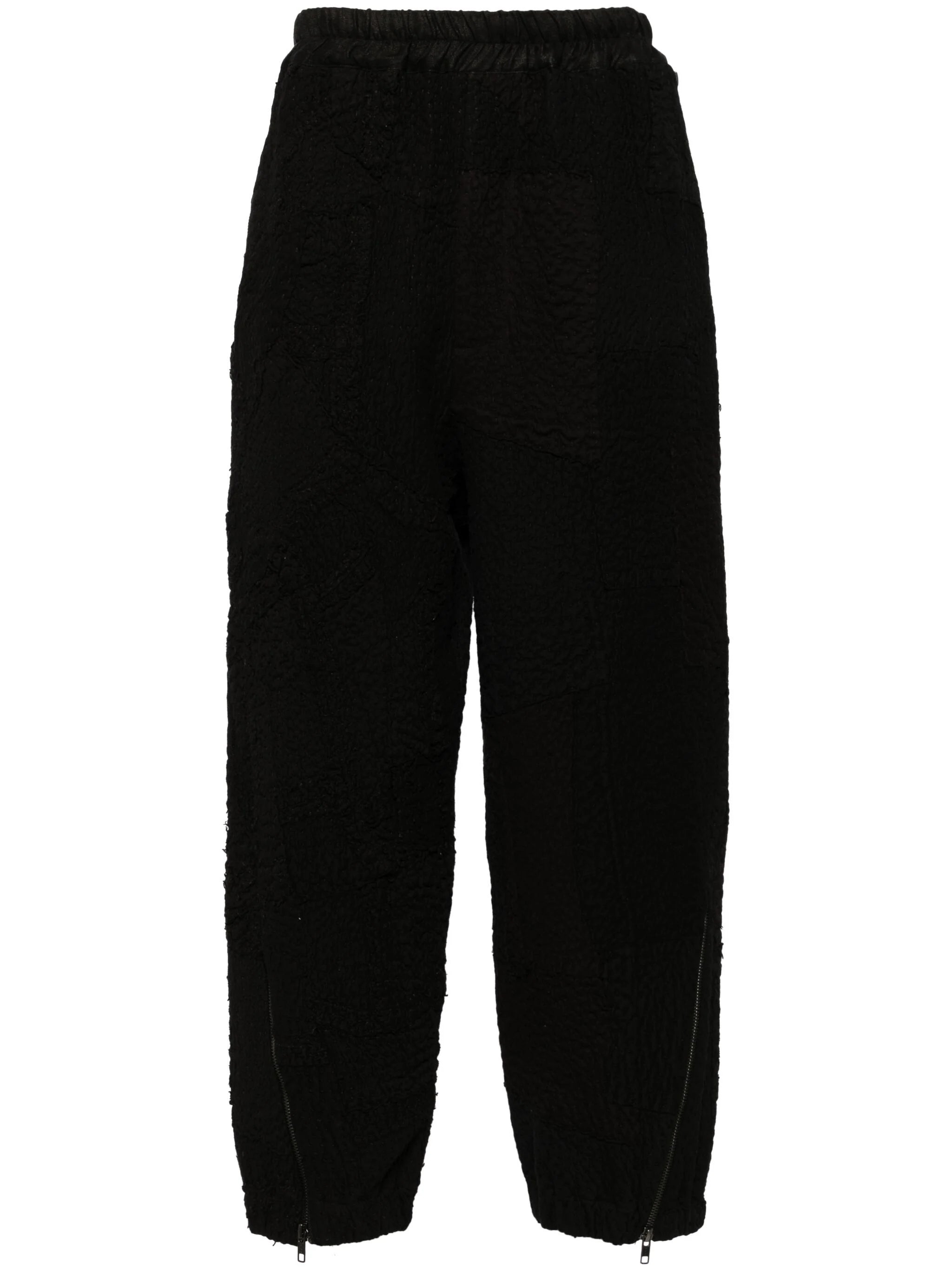 Tapered-Leg Cotton Trousers