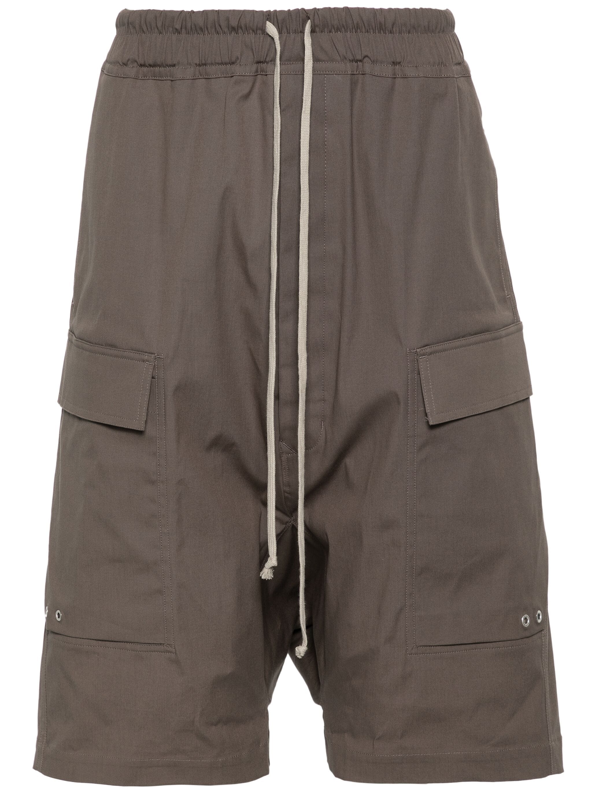 Drop-Crotch Cargo Shorts