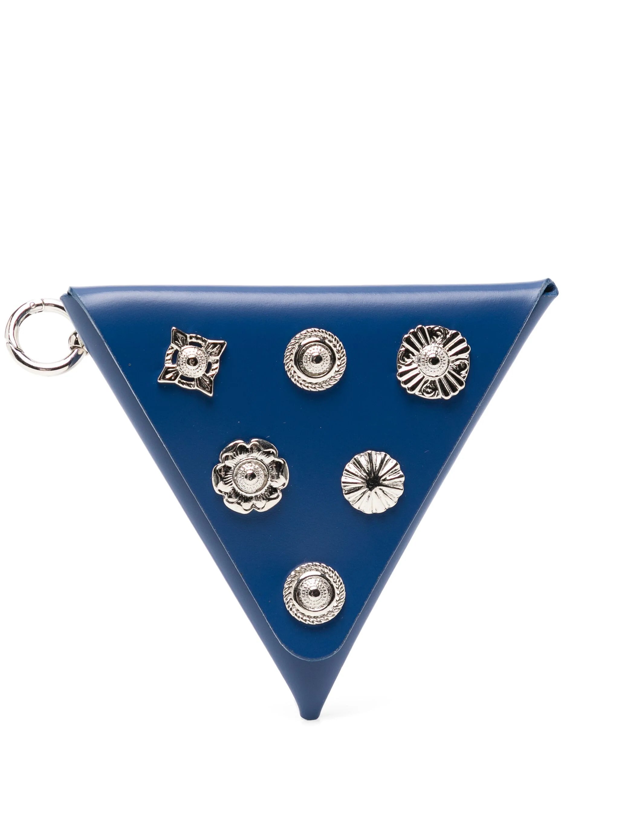 Stud-Embellished Triangle Pouch