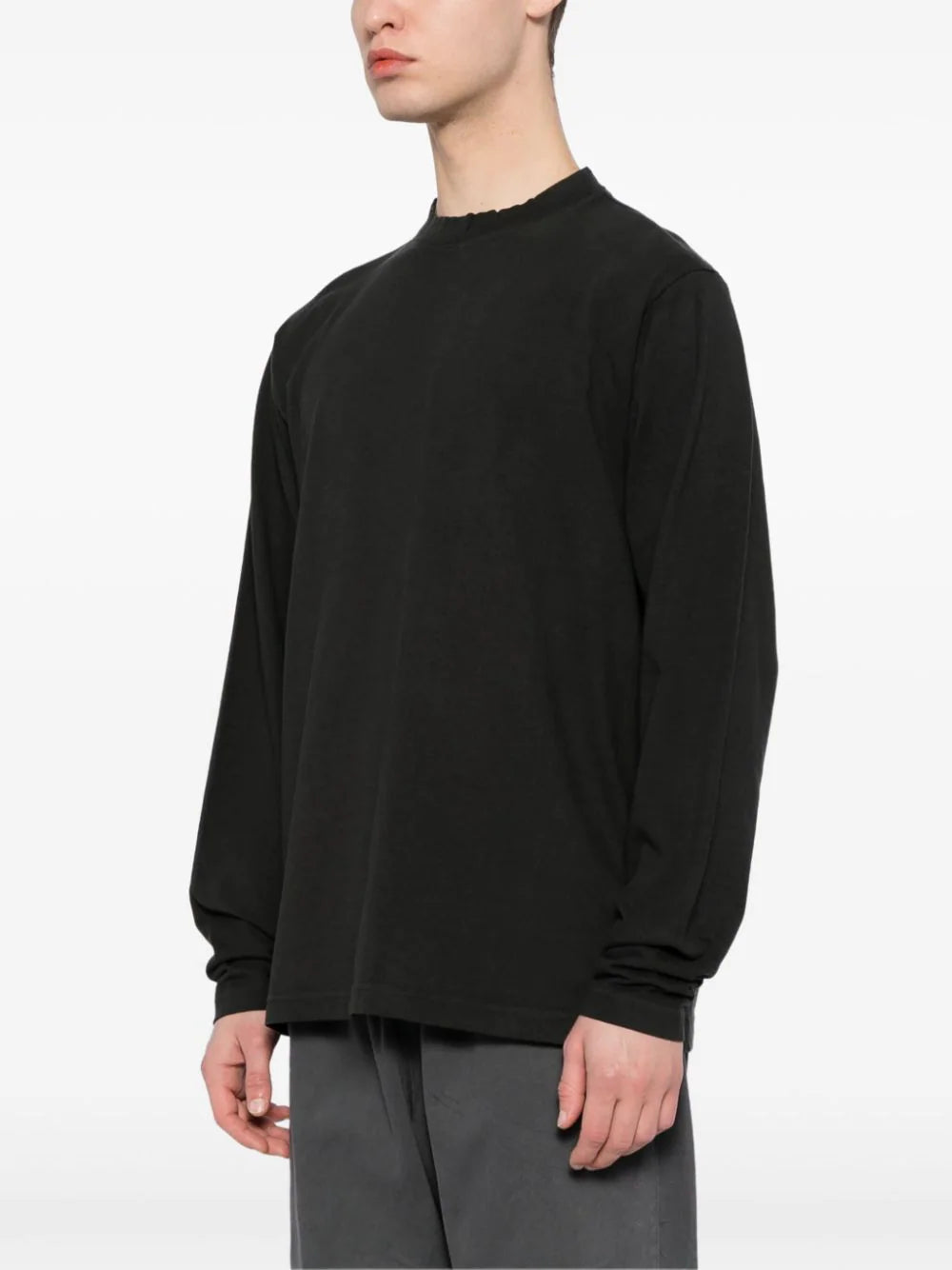 Crew-Neck Long-Sleeve T-Shirt