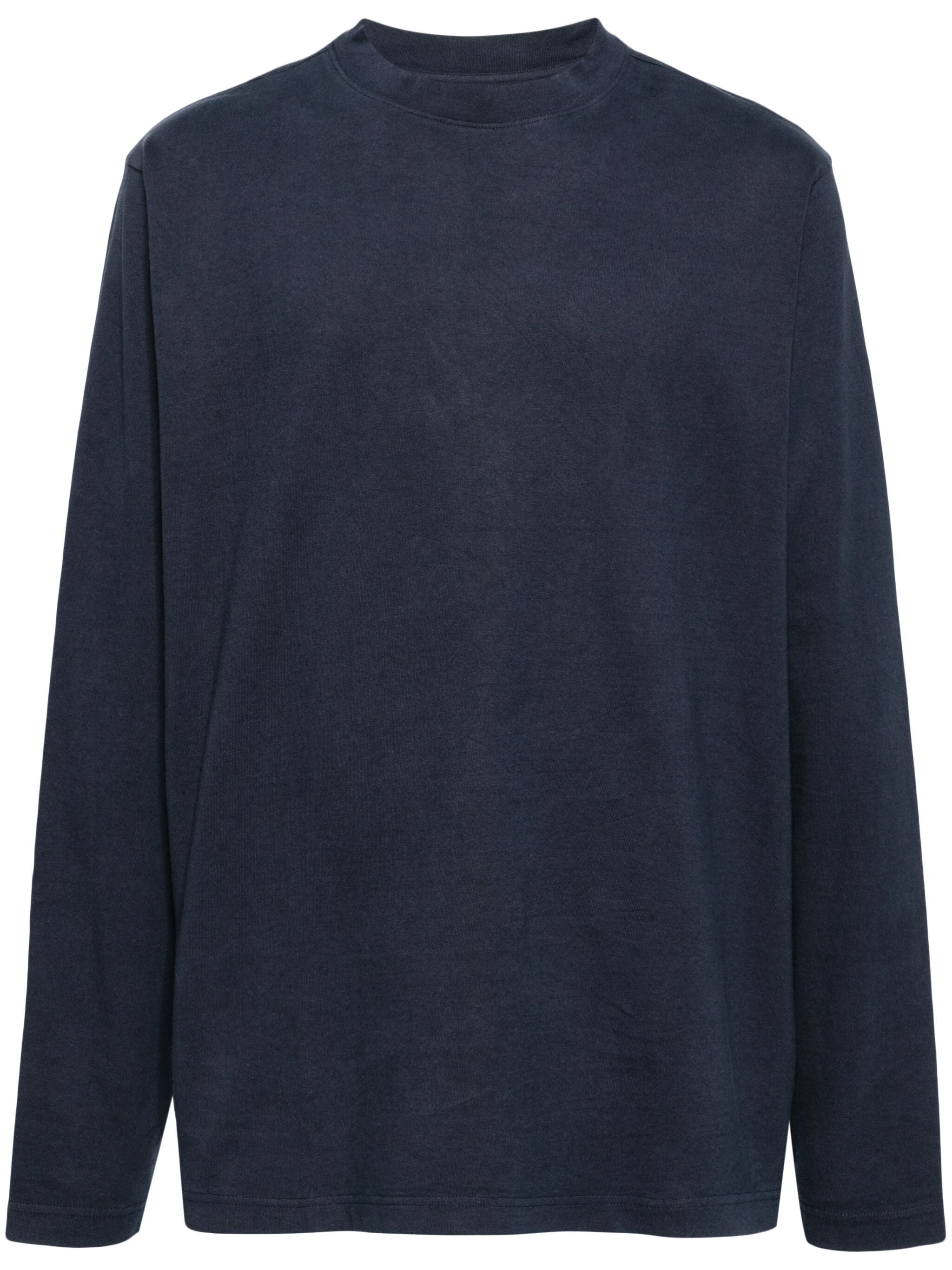 Crew-Neck Long-Sleeve T-Shirt