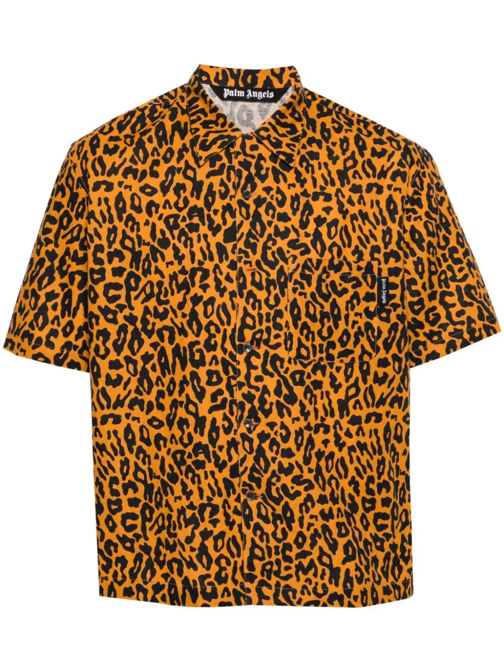 Leopard-Print Poplin Shirt