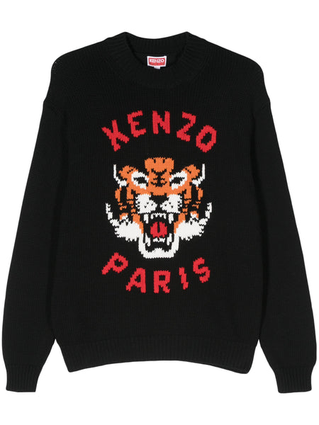 Lucky Tiger Chunky-Knit Jumper