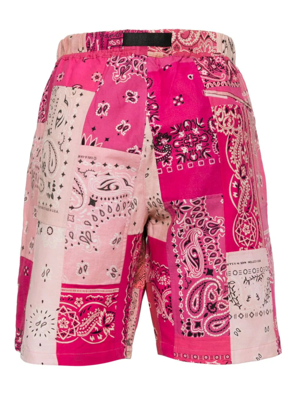 Patchwork Bandana-Print Cotton Shorts