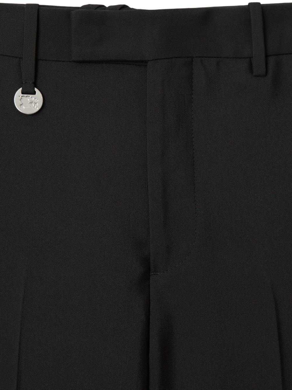 Straight-Leg Wool-Blend Trousers