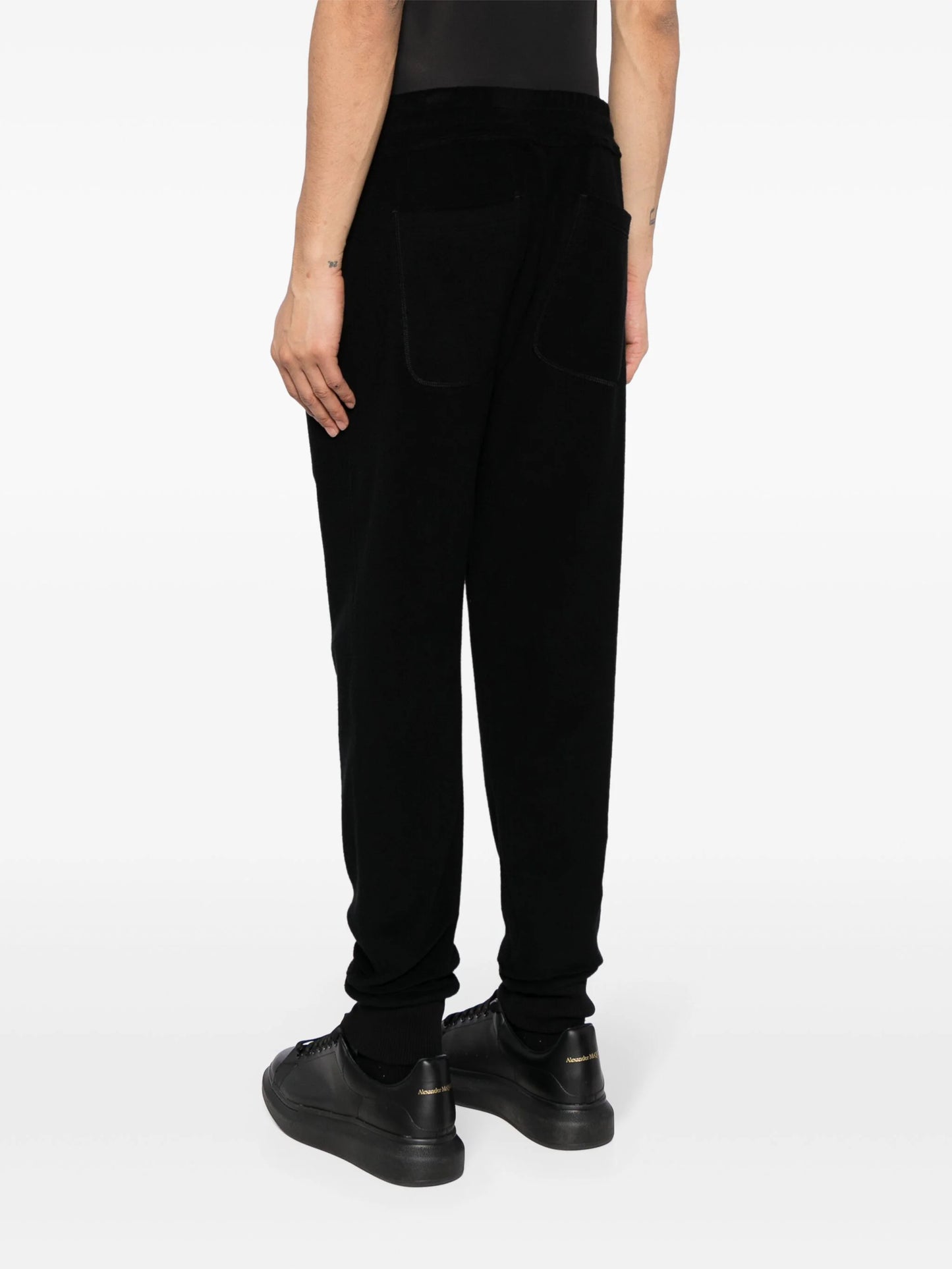 Straight-Leg Cotton Track Pants