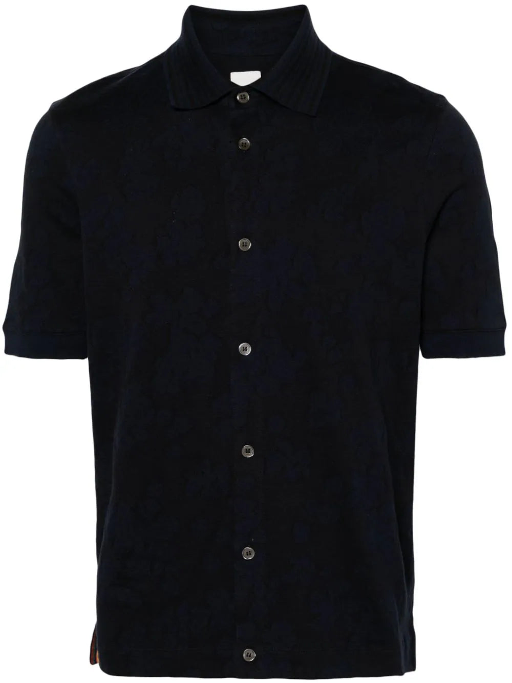 Floral-Jacquard Cotton Shirt