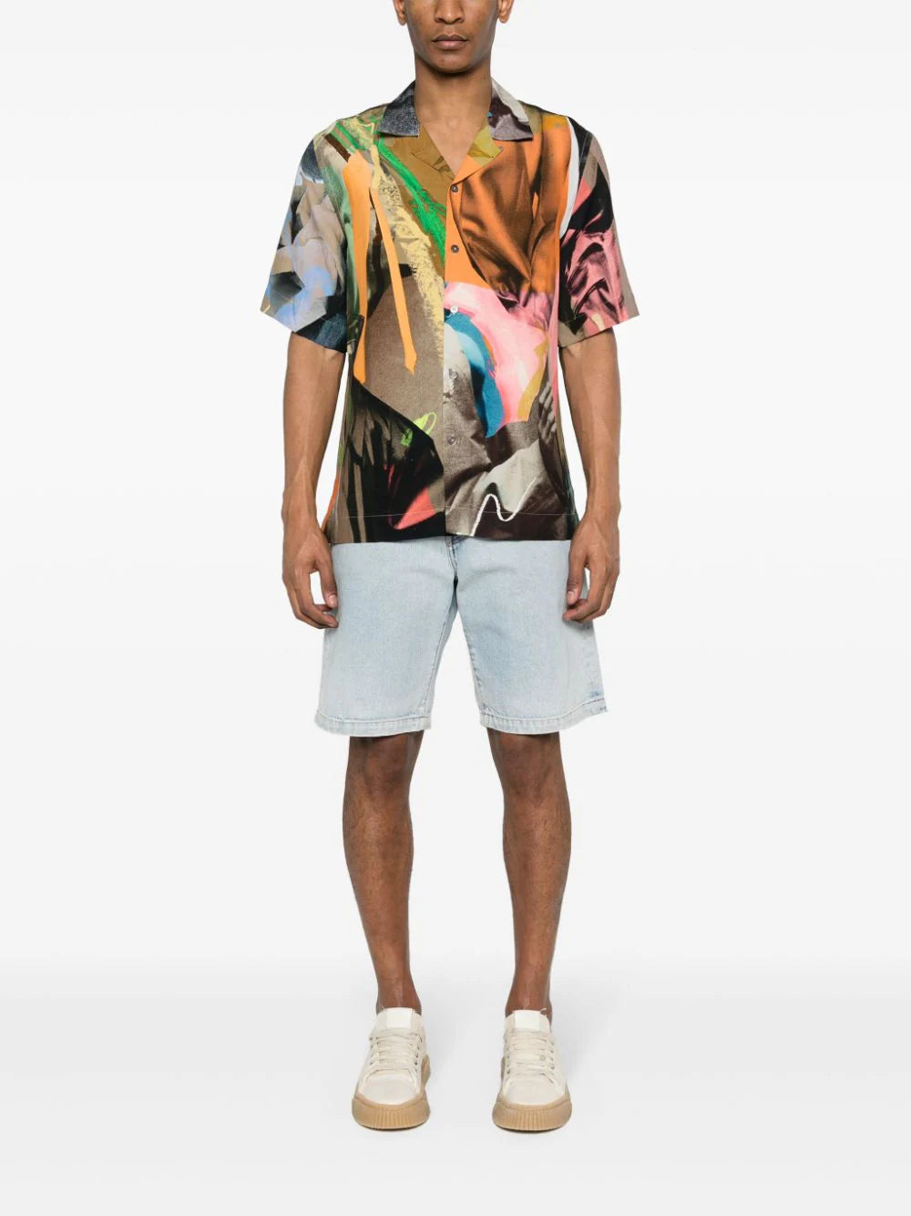 Abstract-Print Shirt