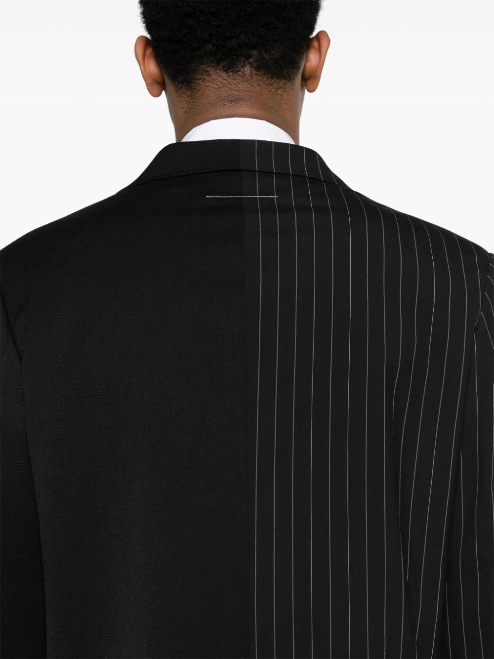 Pinstripe Panelled Blazer