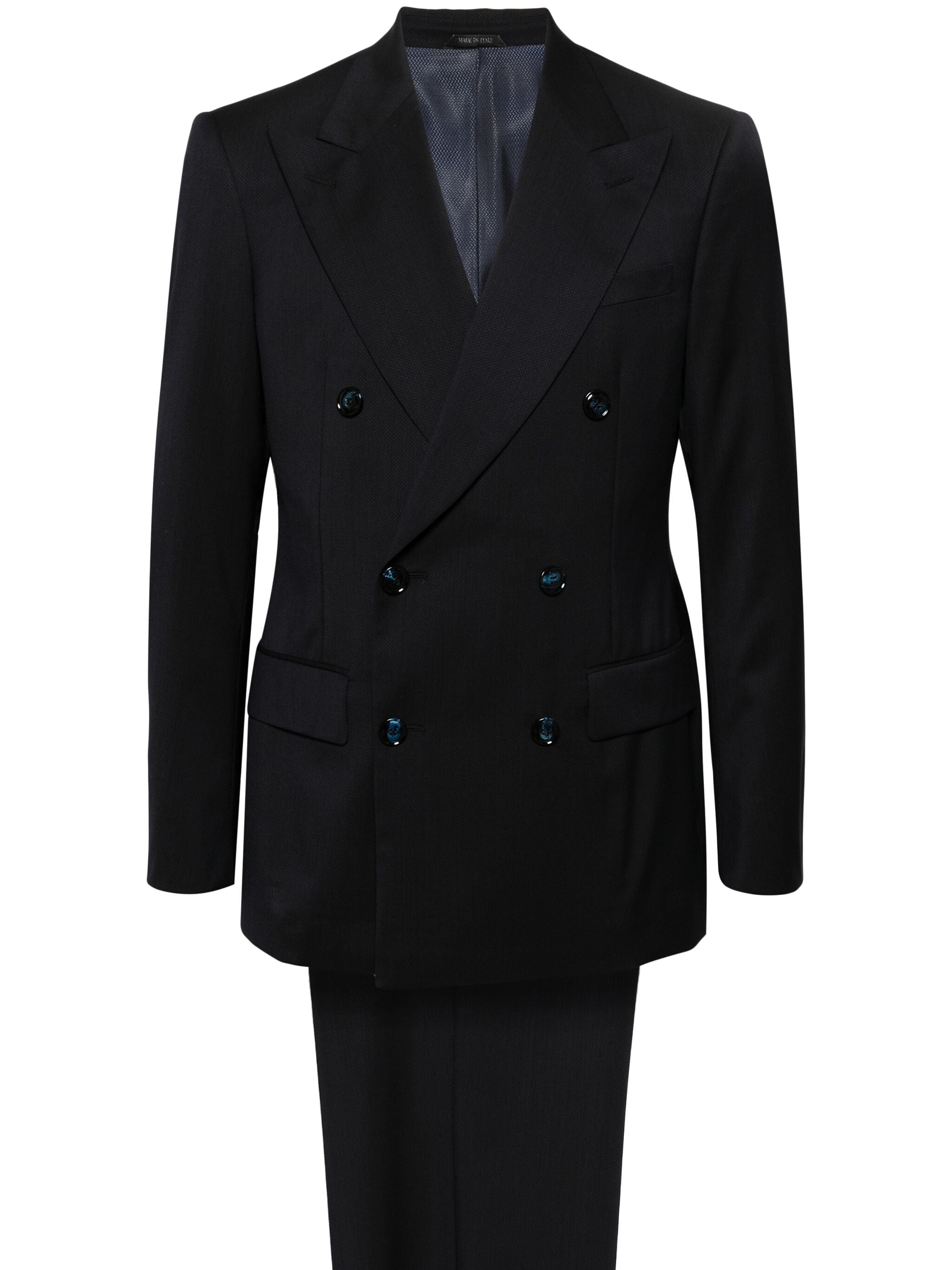 Peak-Lapel Double-Breasted Suit