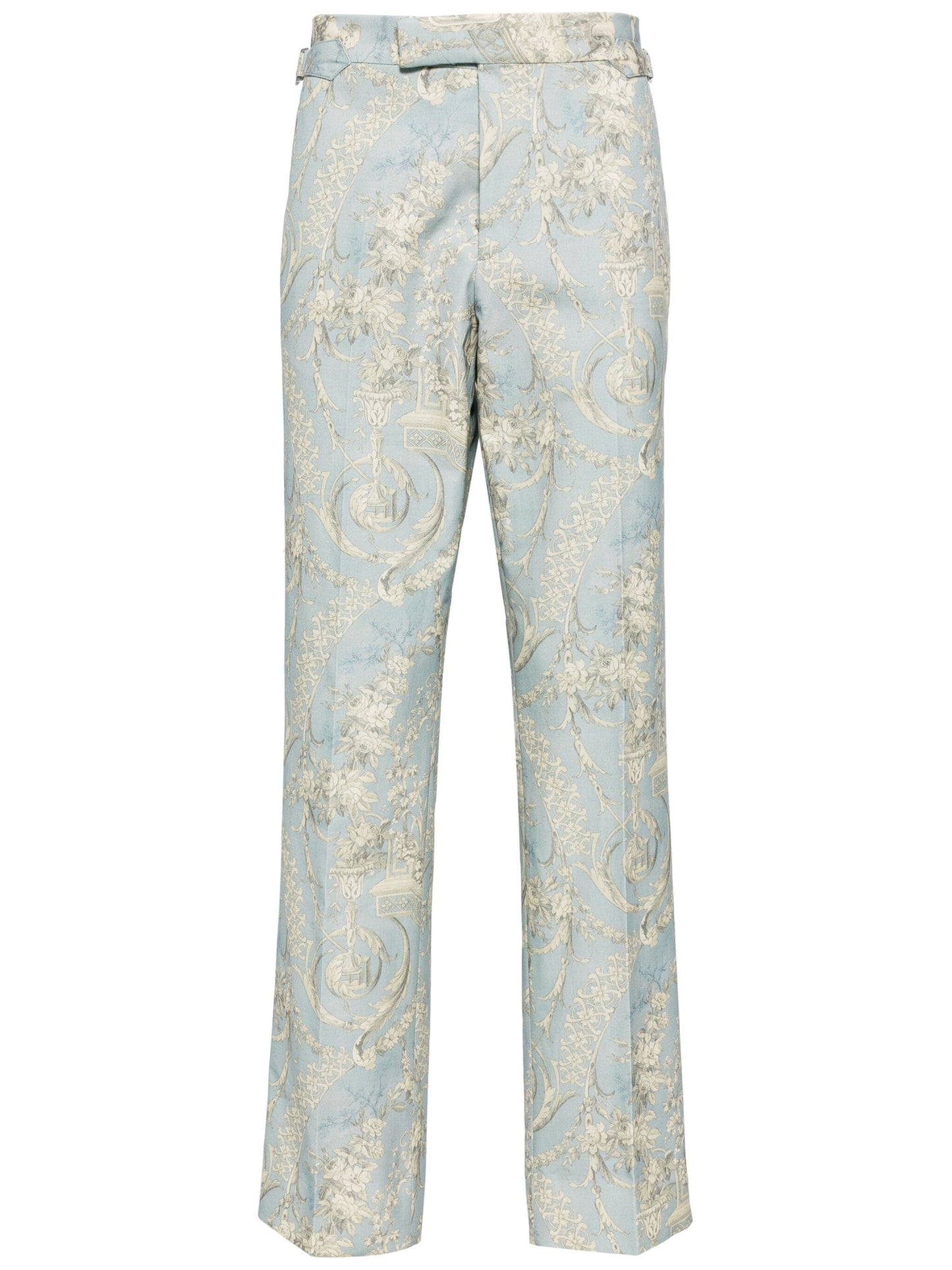 Sang Toile De Jouy-Print Trousers