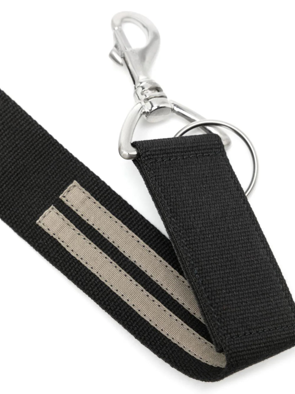 Logo-Print Ribbon Keyring