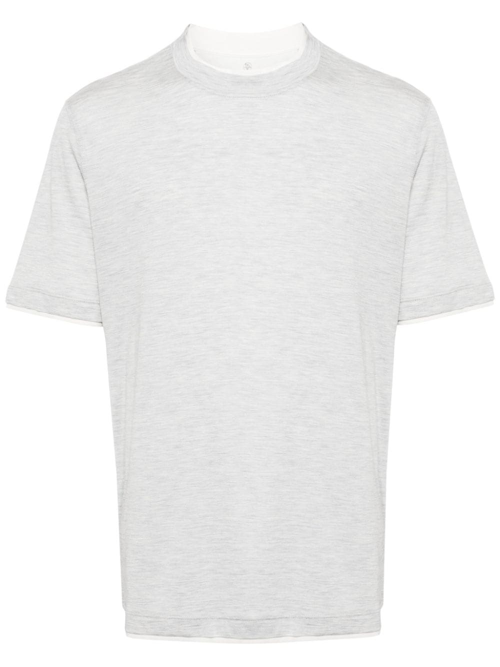 Layered Cotton T-Shirt